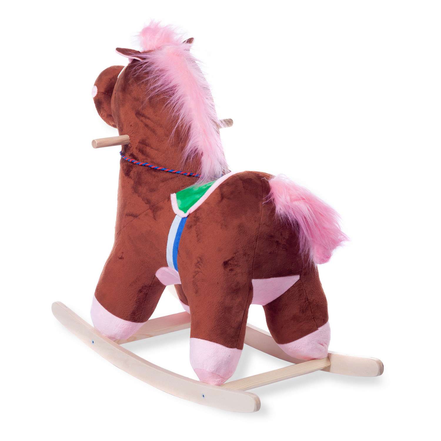 Качалка Тутси Лошадь коричневый+розовый - фото 7