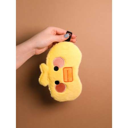 Маска для сна iLikeGift Baby duck yellow с гелевым вкладышем