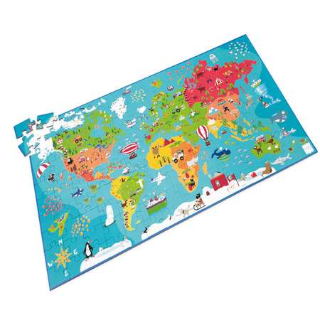 Пазл Scratch Карта мира