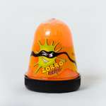 Слайм ПЛЮХ Zorro перламутровый оранжевый капсула с шариками 130г