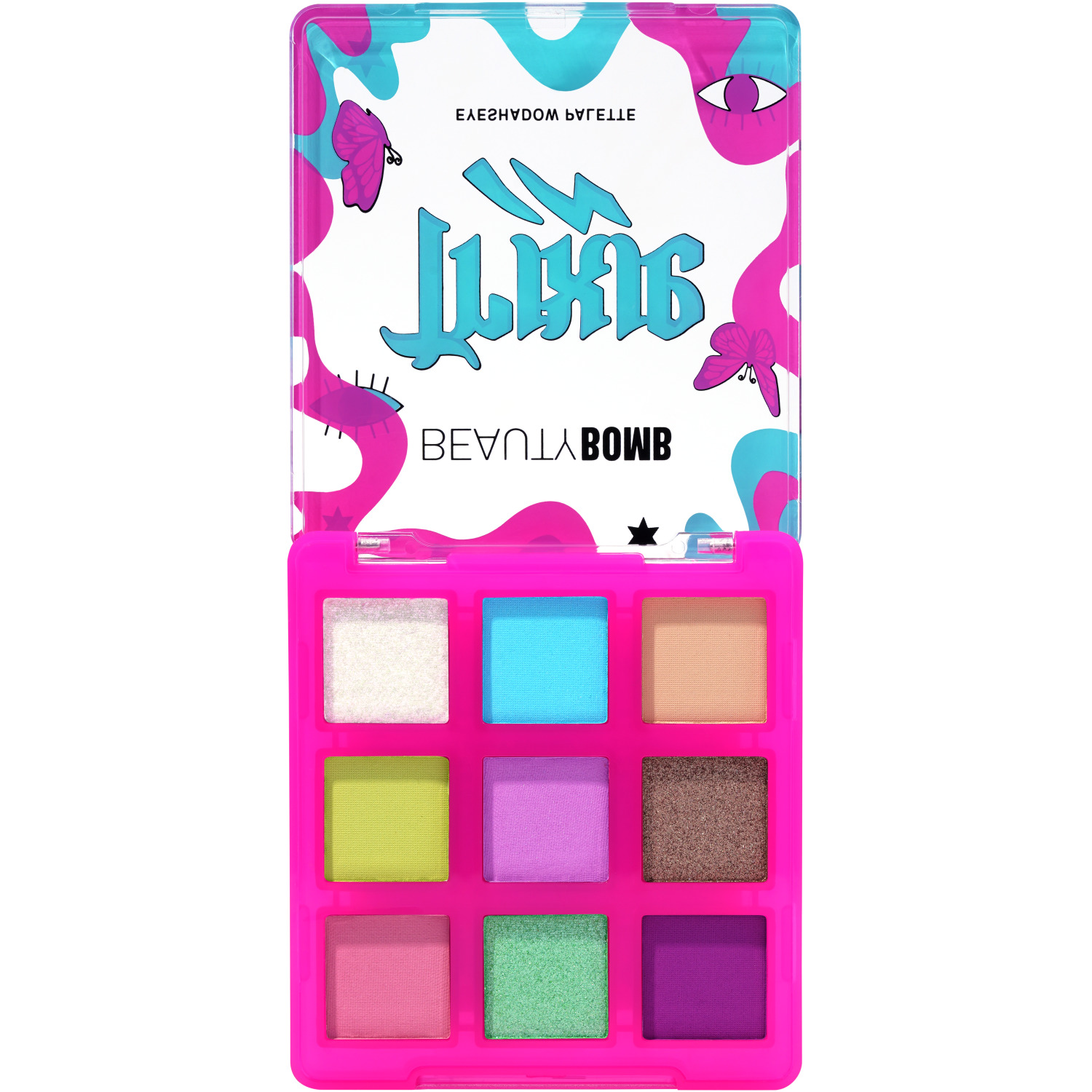 Палетка теней Beauty Bomb Eyeshadow palette Trixie тон 01 купить по цене  909 ₽ в интернет-магазине Детский мир