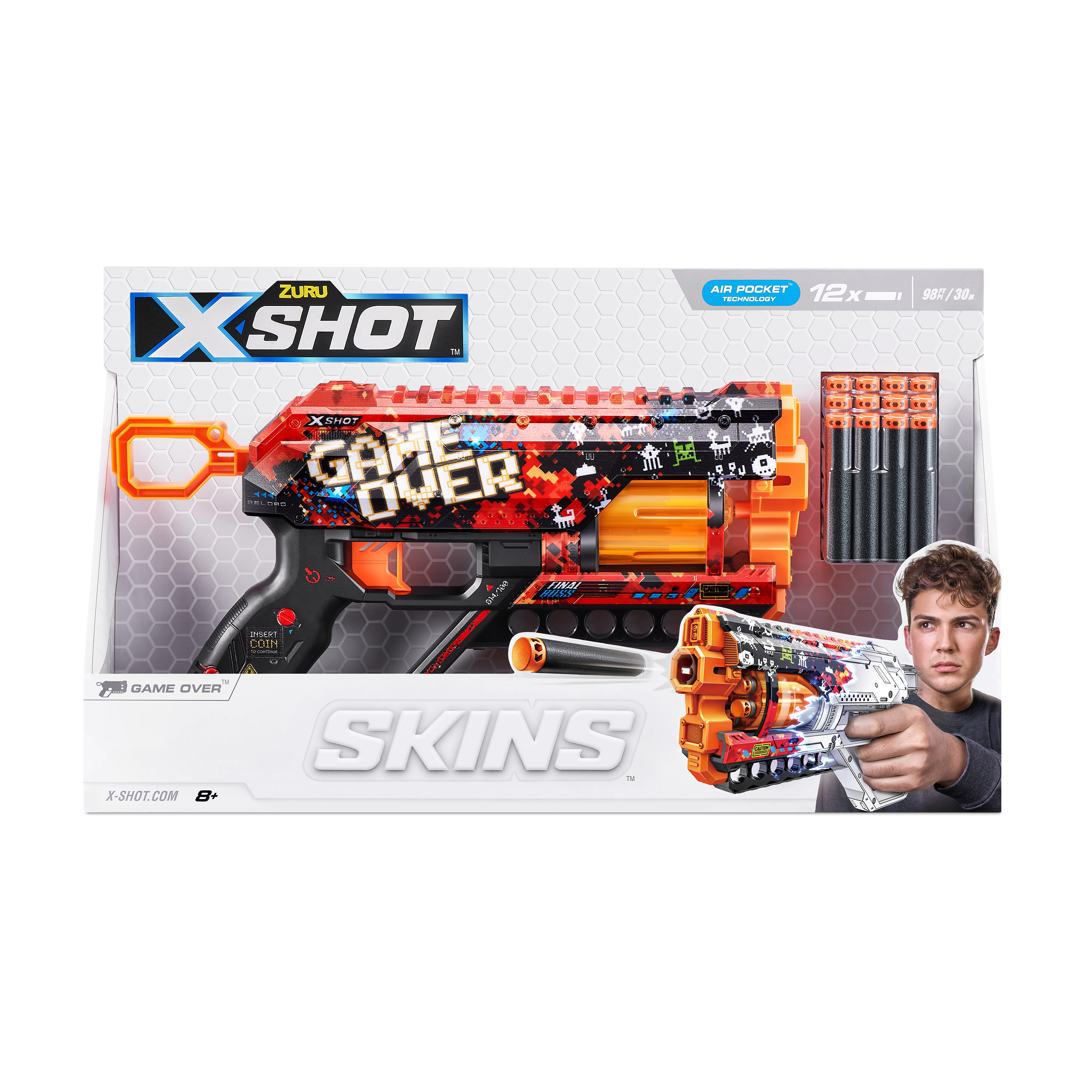 Бластер X-Shot Скинс Грифер Конец игры 36561D купить по цене 1499 ₽ в  интернет-магазине Детский мир