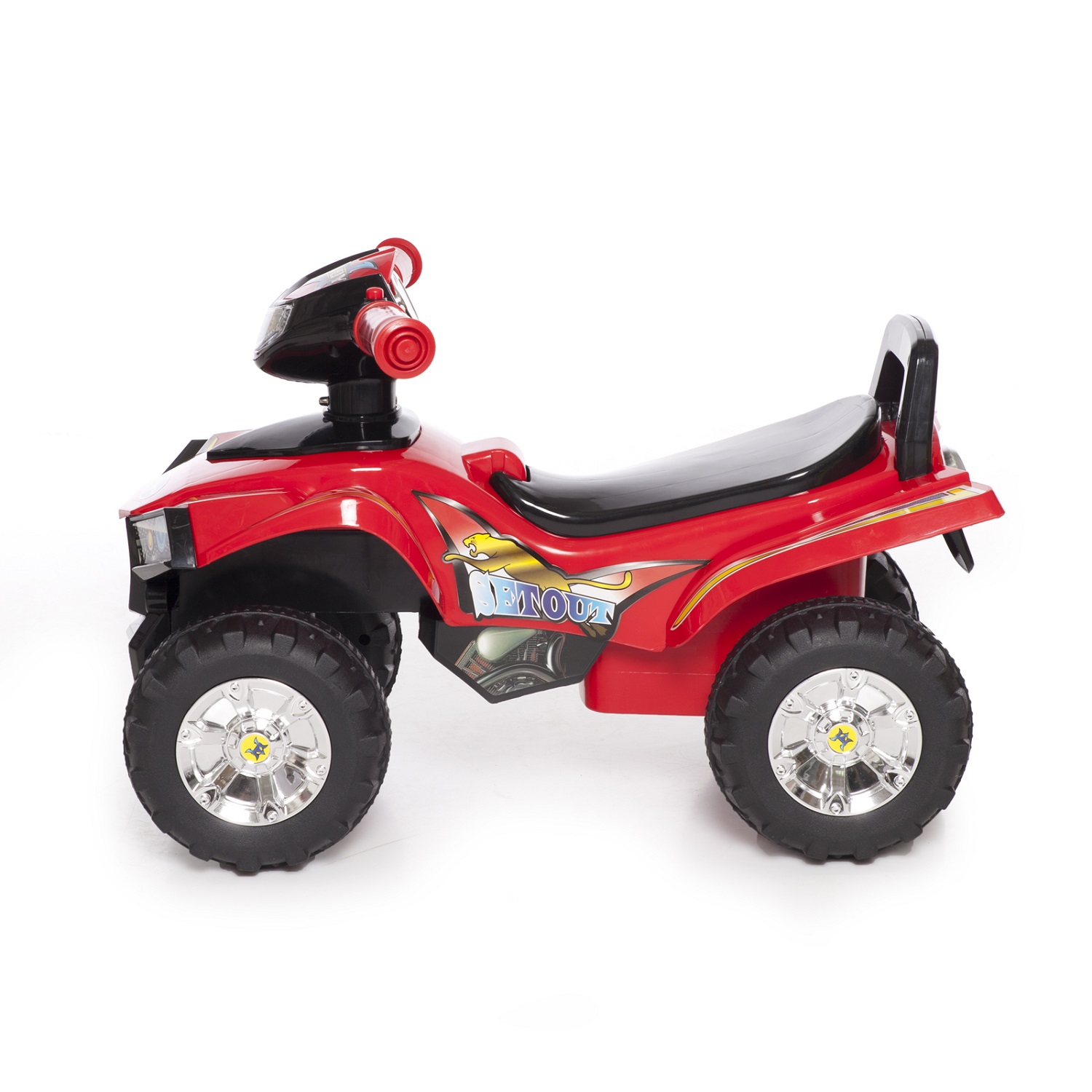 Каталка детская BabyCare Super ATV Красный - фото 3