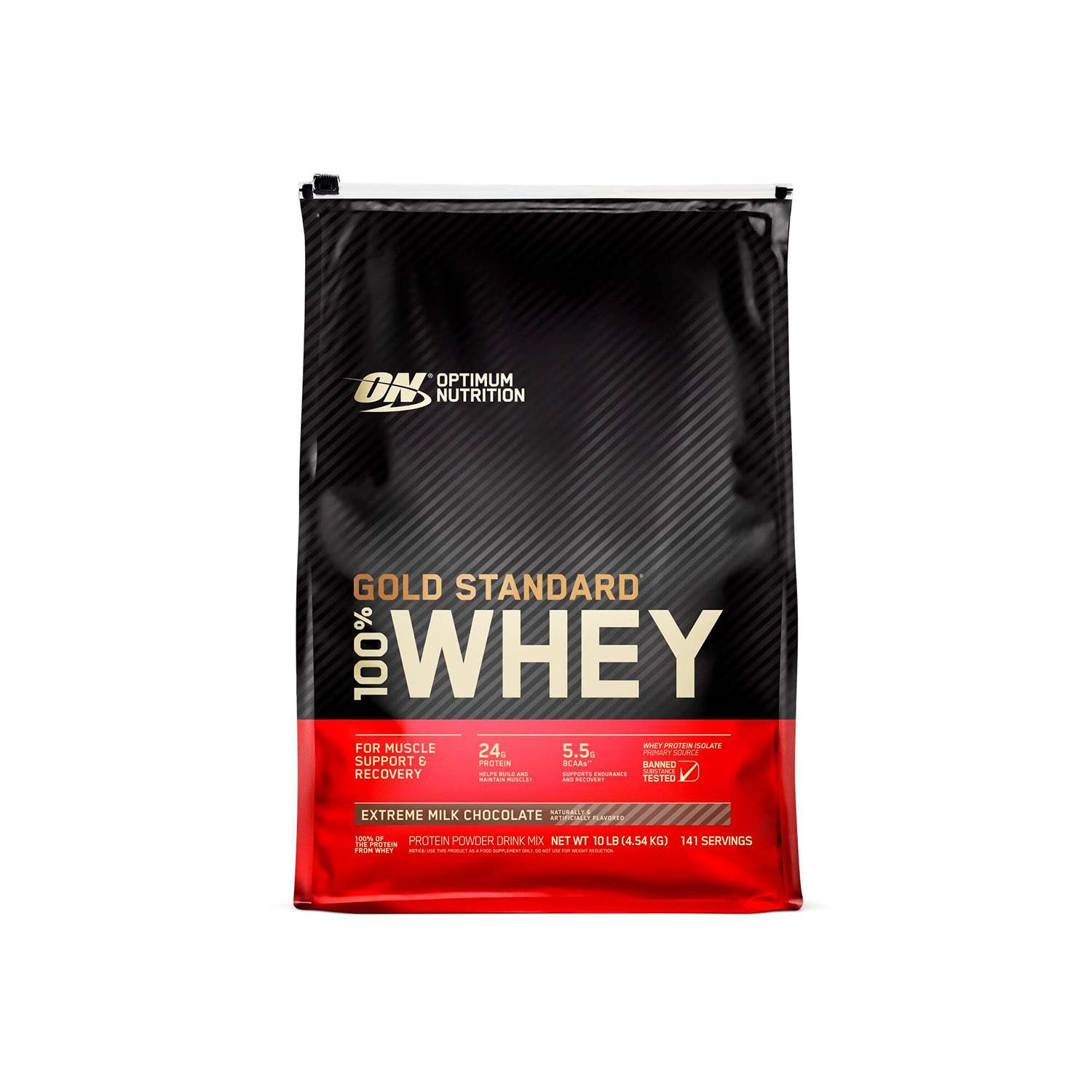 Протеин Optimum Nutrition Gold Standard 100% Whey 4540 гр Молочный шоколад - фото 1