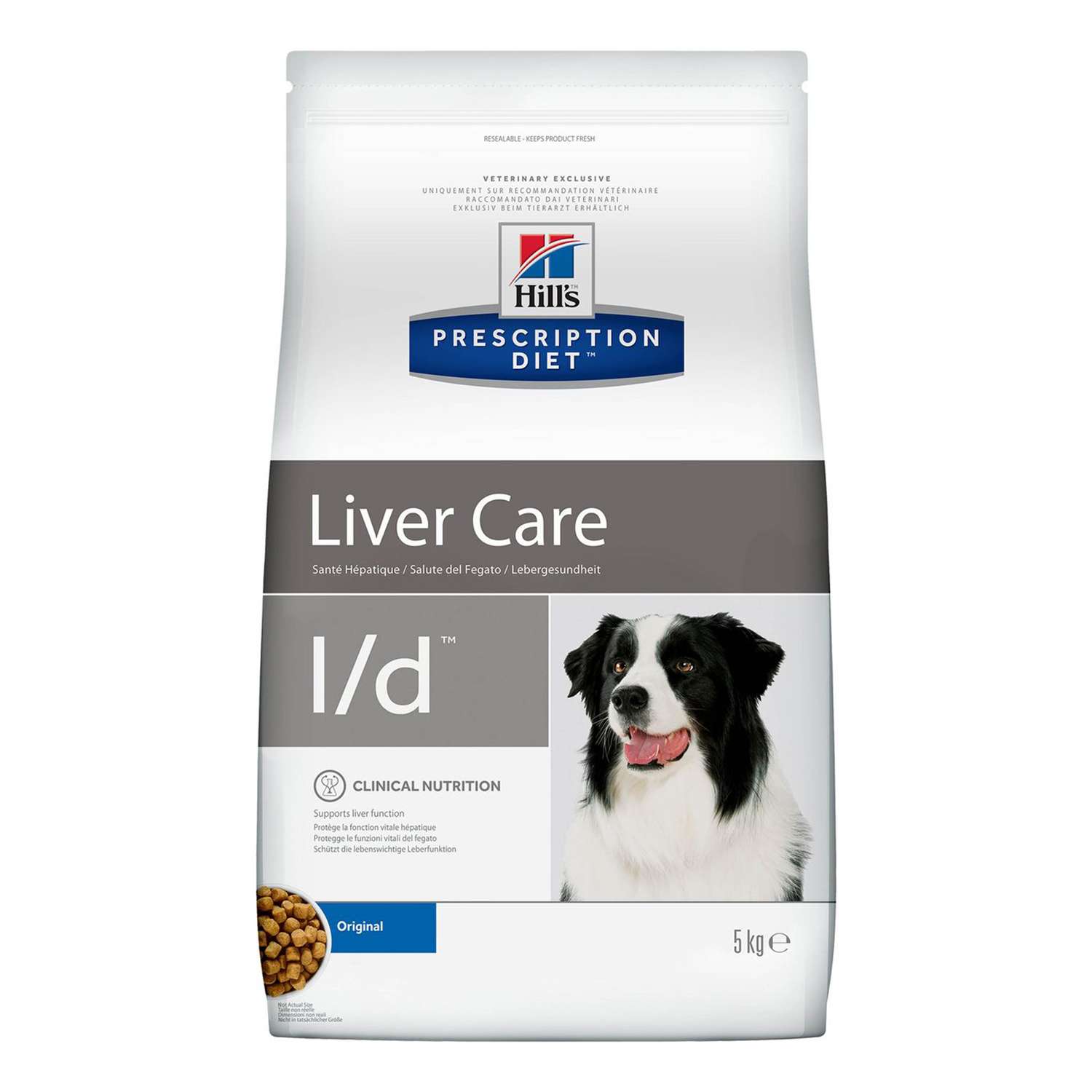 Корм для собак HILLS 5кг Prescription Diet l/d Liver Care для поддержания здоровья печени сухой - фото 1