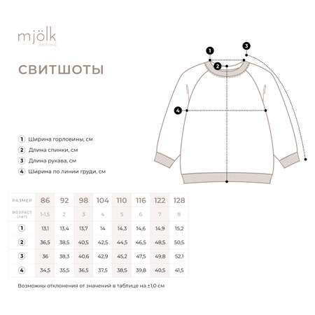 Свитшот Mjolk