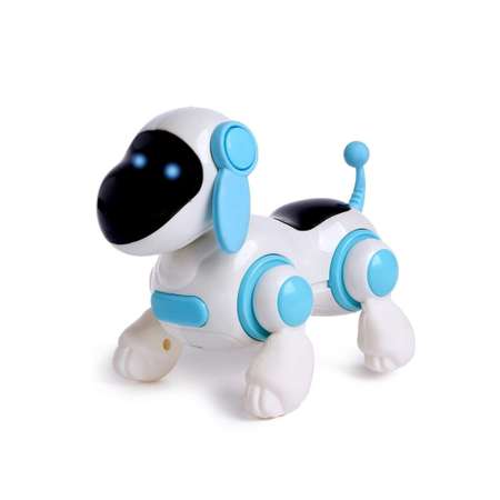 Собачка-робот WOOW TOYS «Умный Тобби» ходит поёт работает от батареек цвет голубой