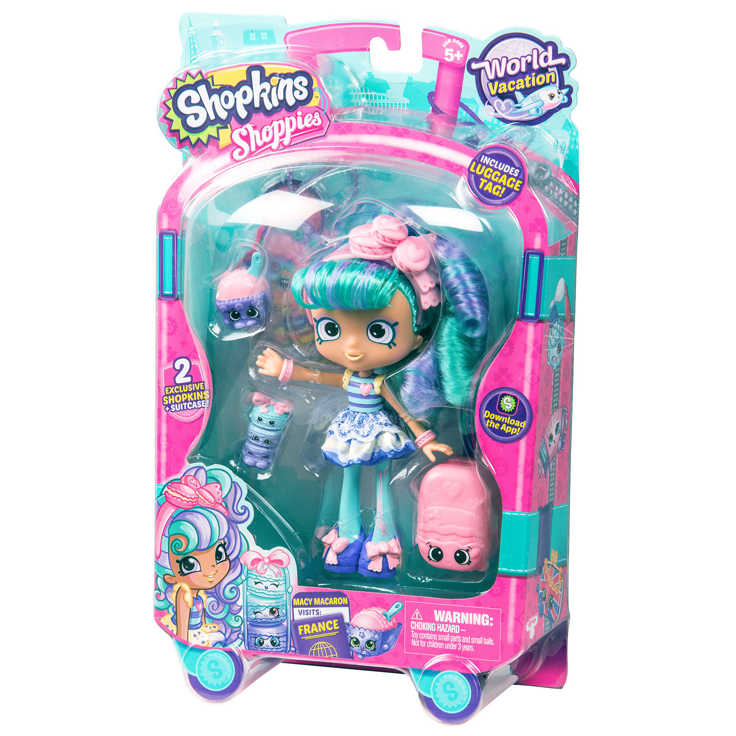 Кукла Shopkins Shoppies Мари Макарун Путешествие в Европу 56419 - фото 3