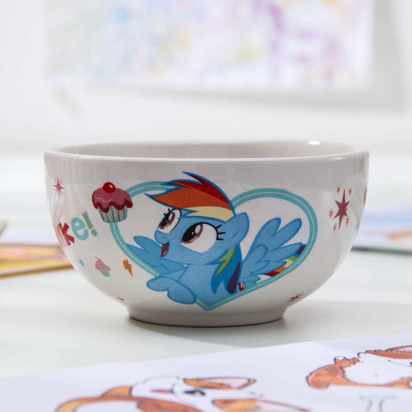 Набор посуды детский Hasbro My Little Pony кружка миска - фото 10