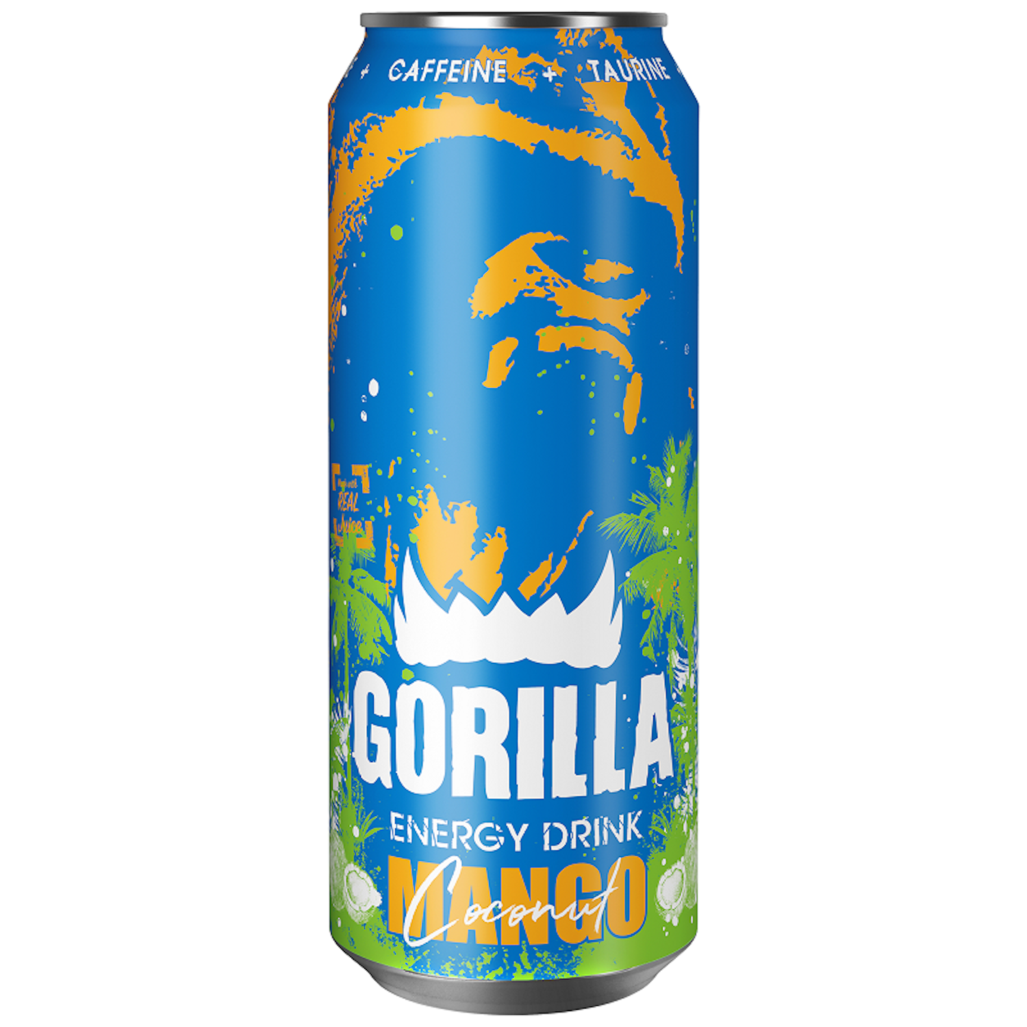 Напиток безалкогольный Gorilla тонизирующий энергетический сильногазированный манго-кокос 0.45л - фото 2