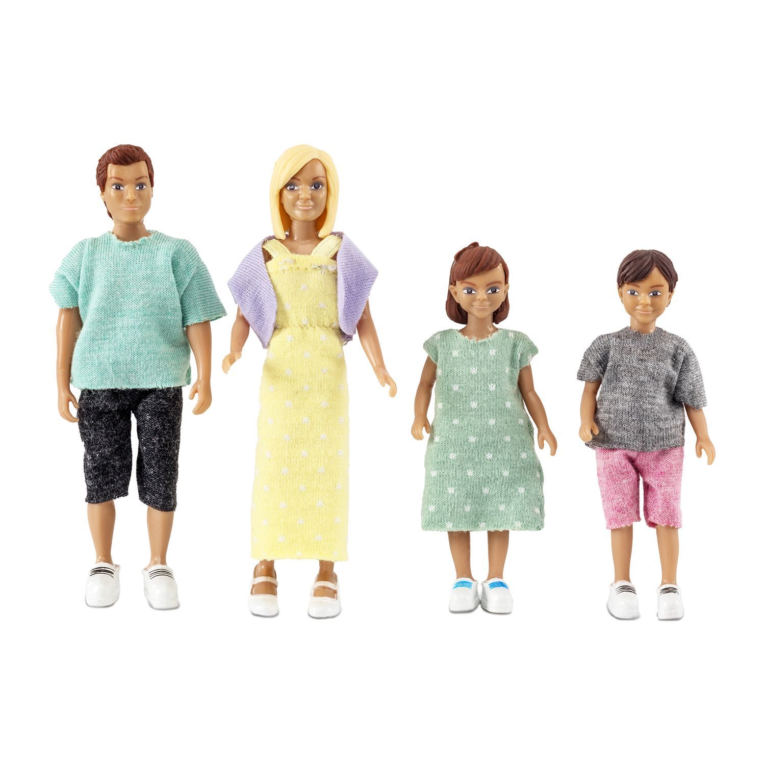 Набор кукол Lundby Классическая семья 4 штуки LB_60807000 купить по цене  2647 ₽ в интернет-магазине Детский мир