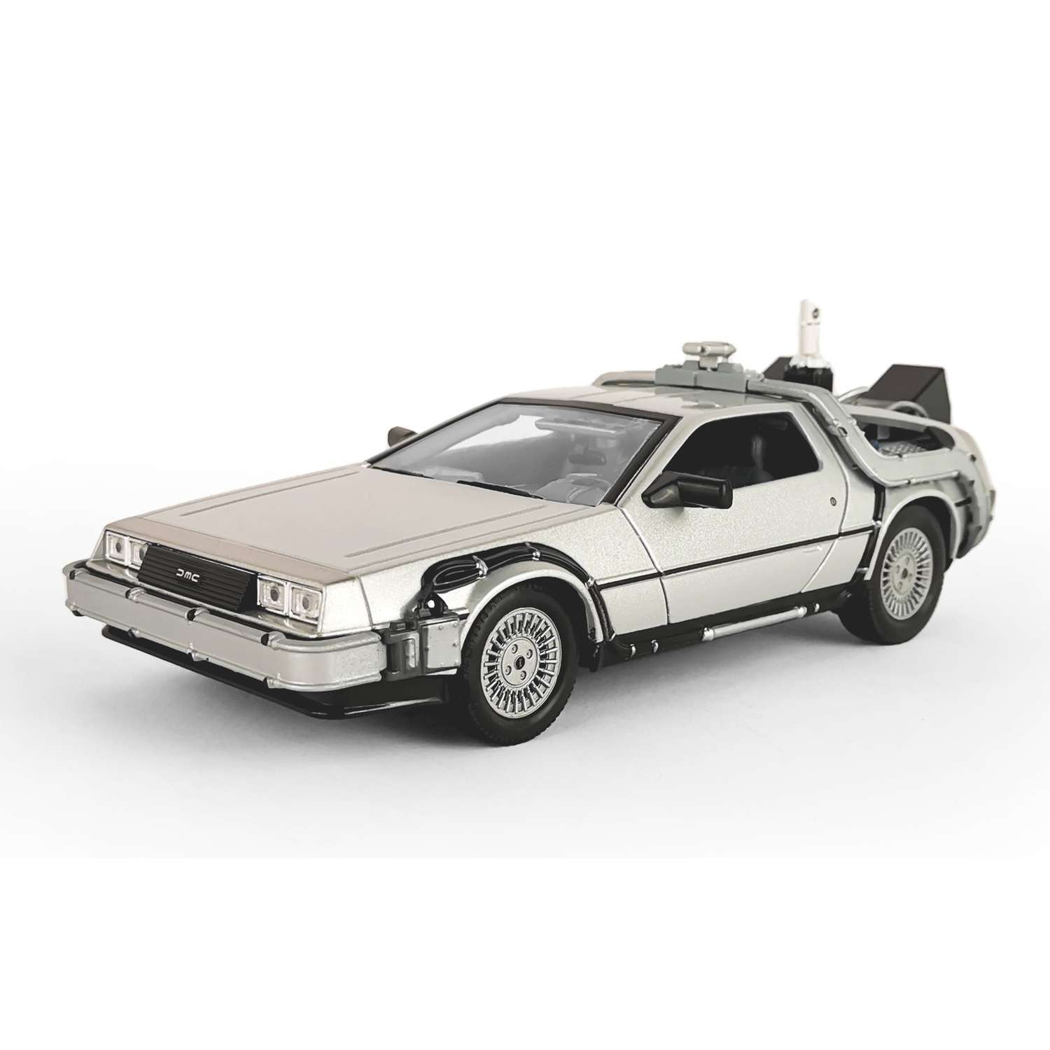 Машинка WELLY 1:24 модель DeLorean DMC-12 из кинофильма Назад в будущее 22441FV-GW - фото 1