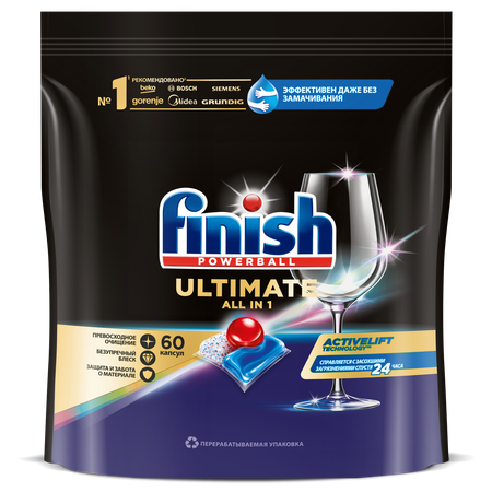 Таблетки для ПММ Finish Ultimate 60 штук