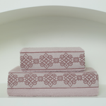 Комплект полотенец ATLASPLUS розовый 50х90 см и 70х140 см