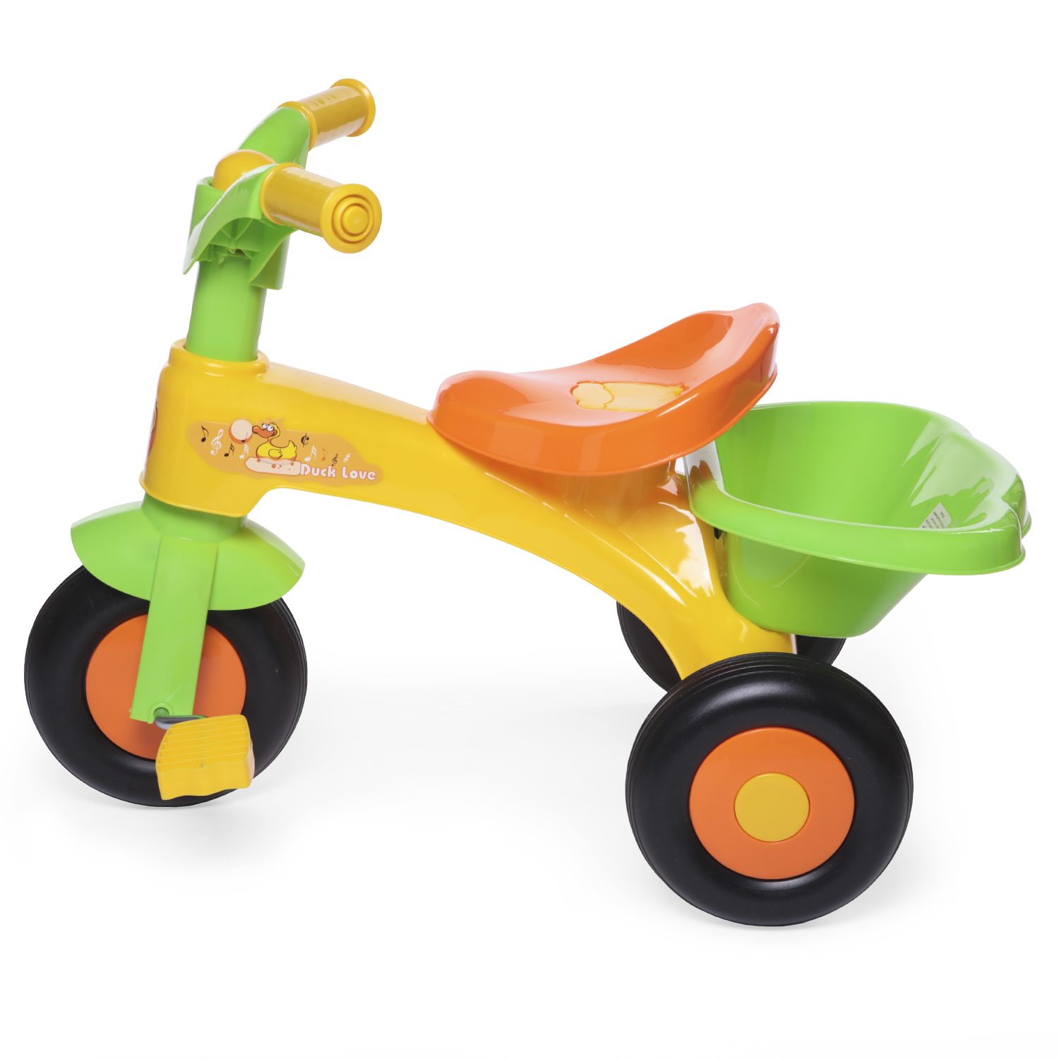 Каталка детская BabyCare Tricycle Желтый - фото 2