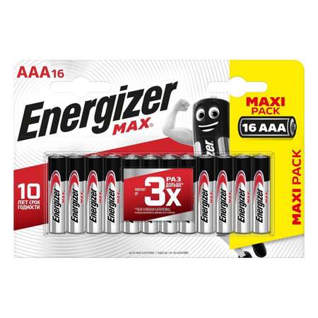 Батарейка Energizer Max Base LR03 ААА FSB 16 шт