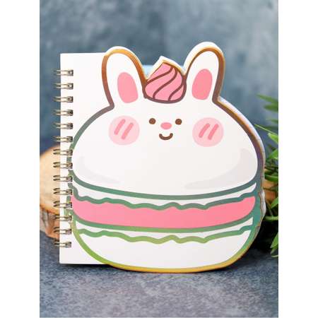 Блокнот на спирали iLikeGift Sandwich bunny 60 листов