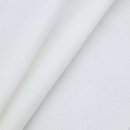 Канва Zweigart для вышивания шитья и рукоделия 18ct 50х55 см белая