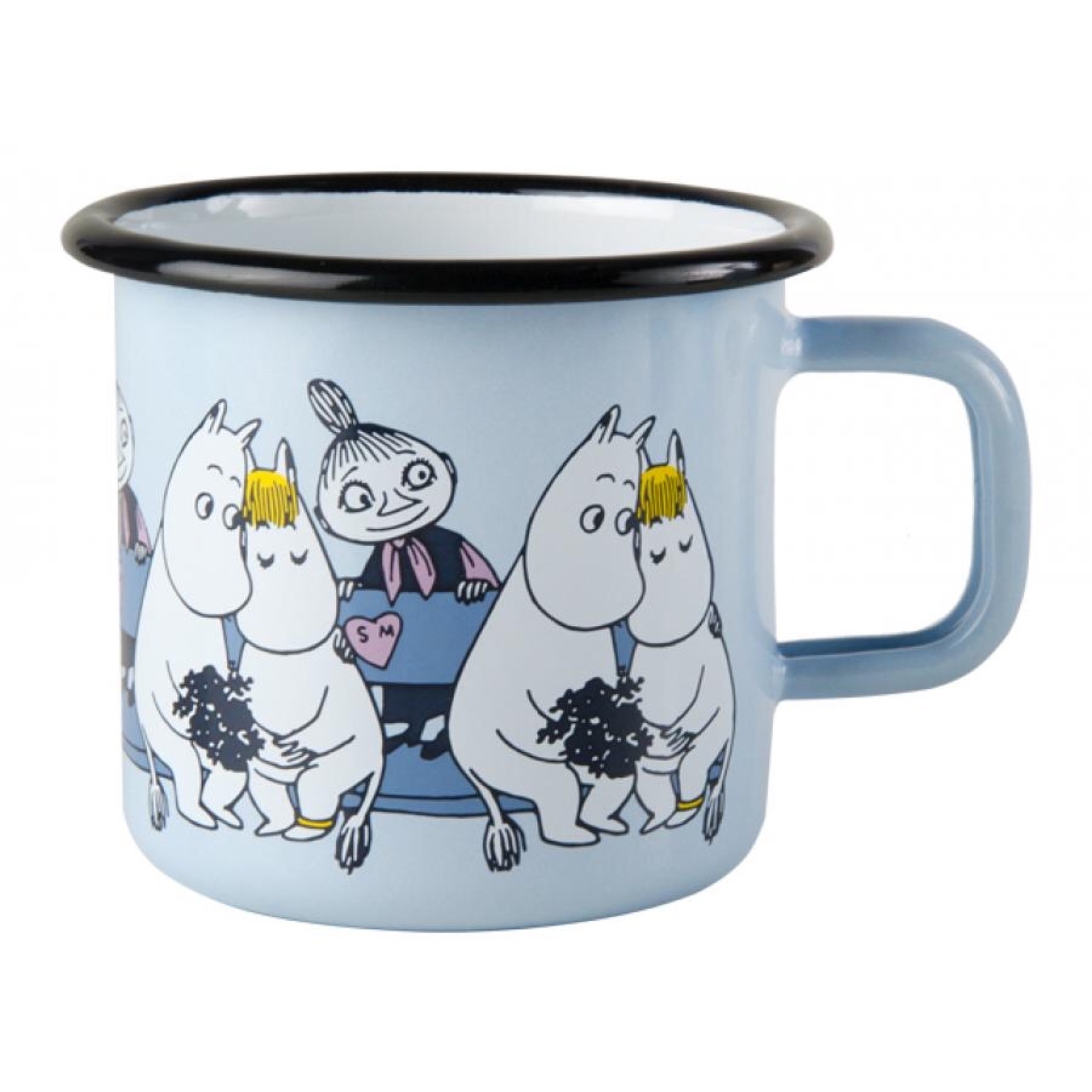 Кружка Muurla эмалированная Moomin Friends Муми-Тролль Фрекен Снорк Мюмла - фото 1