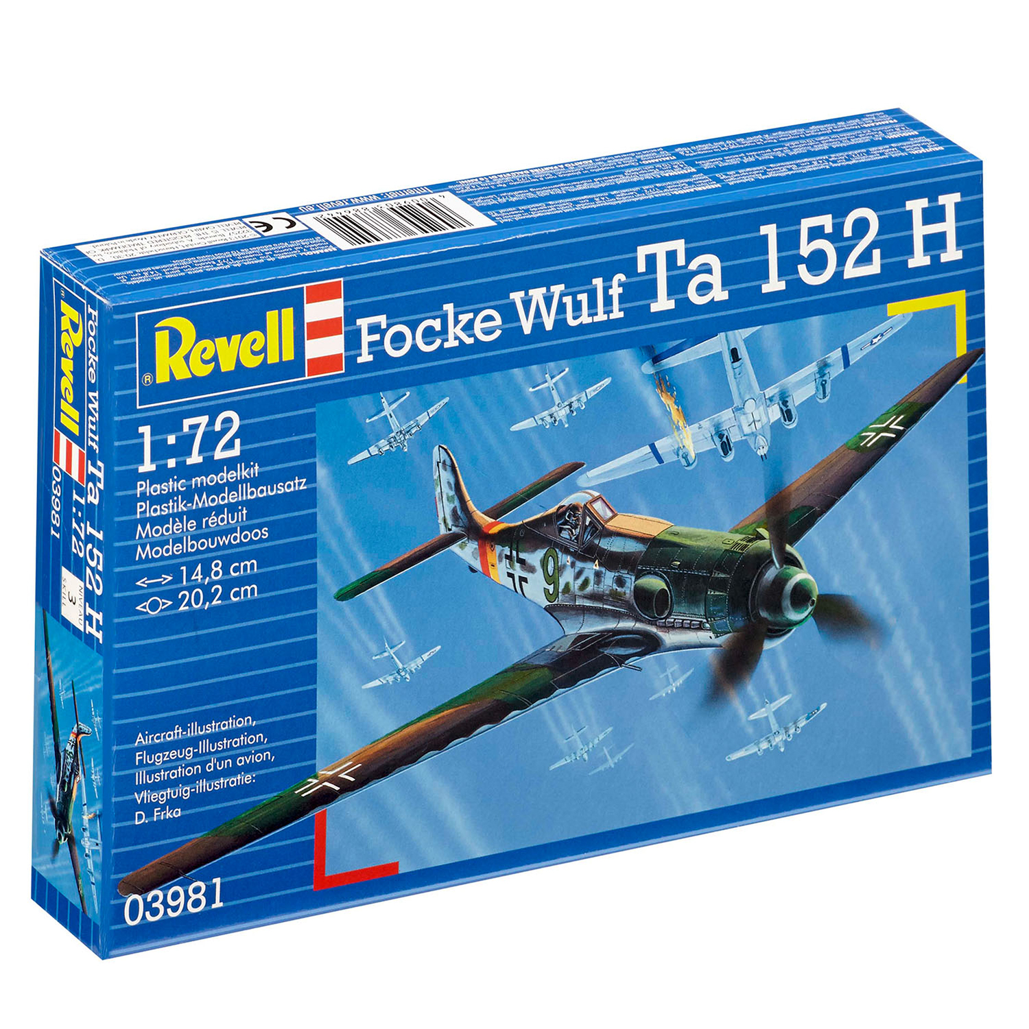 Сборная модель Revell Перехватчик Focke Wulf Ta 152 H 03981 - фото 3