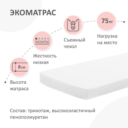 Матрас 160х70 см ROMACK прямоугольный