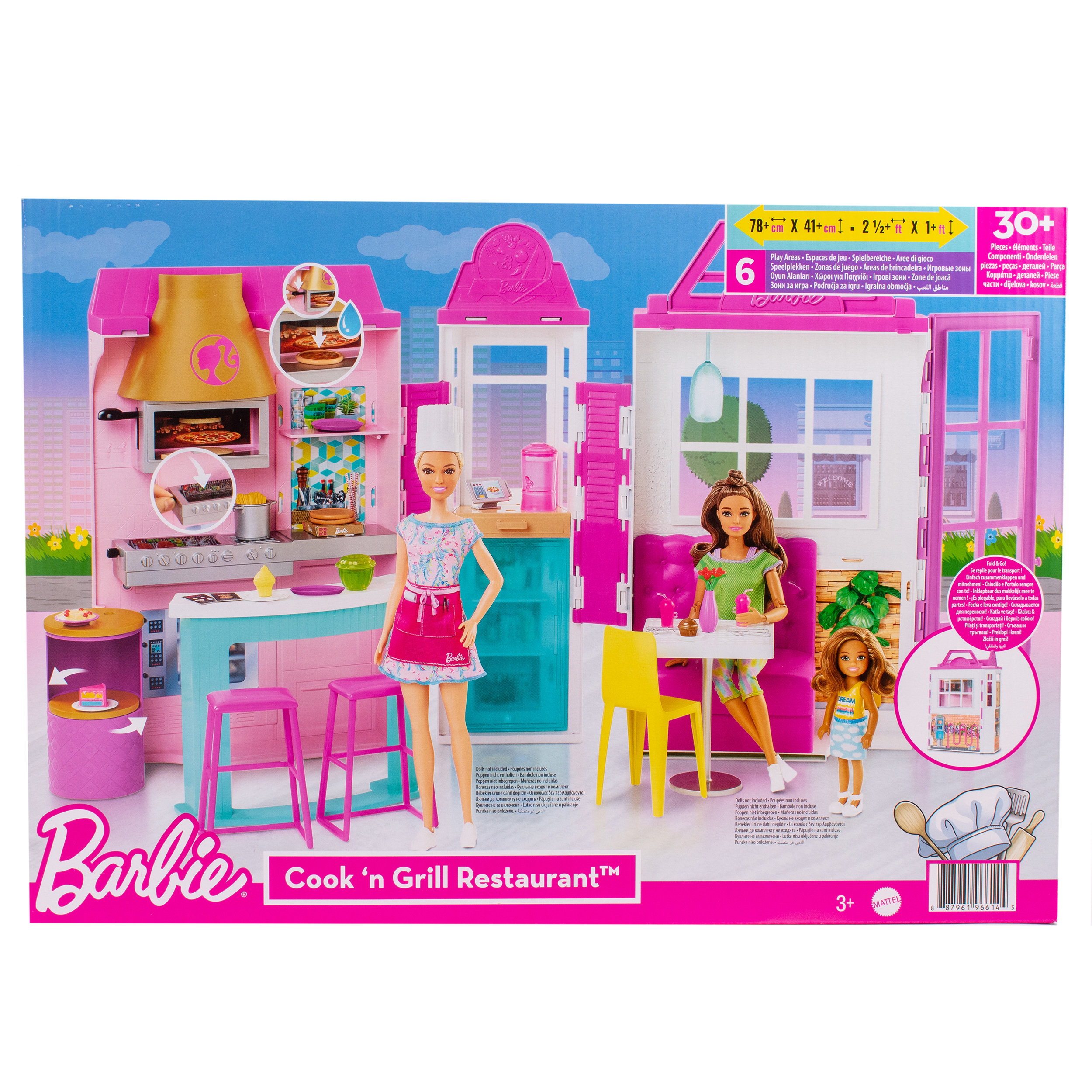 Игровой набор Mattel Barbie Ресторан GXY72 - фото 10