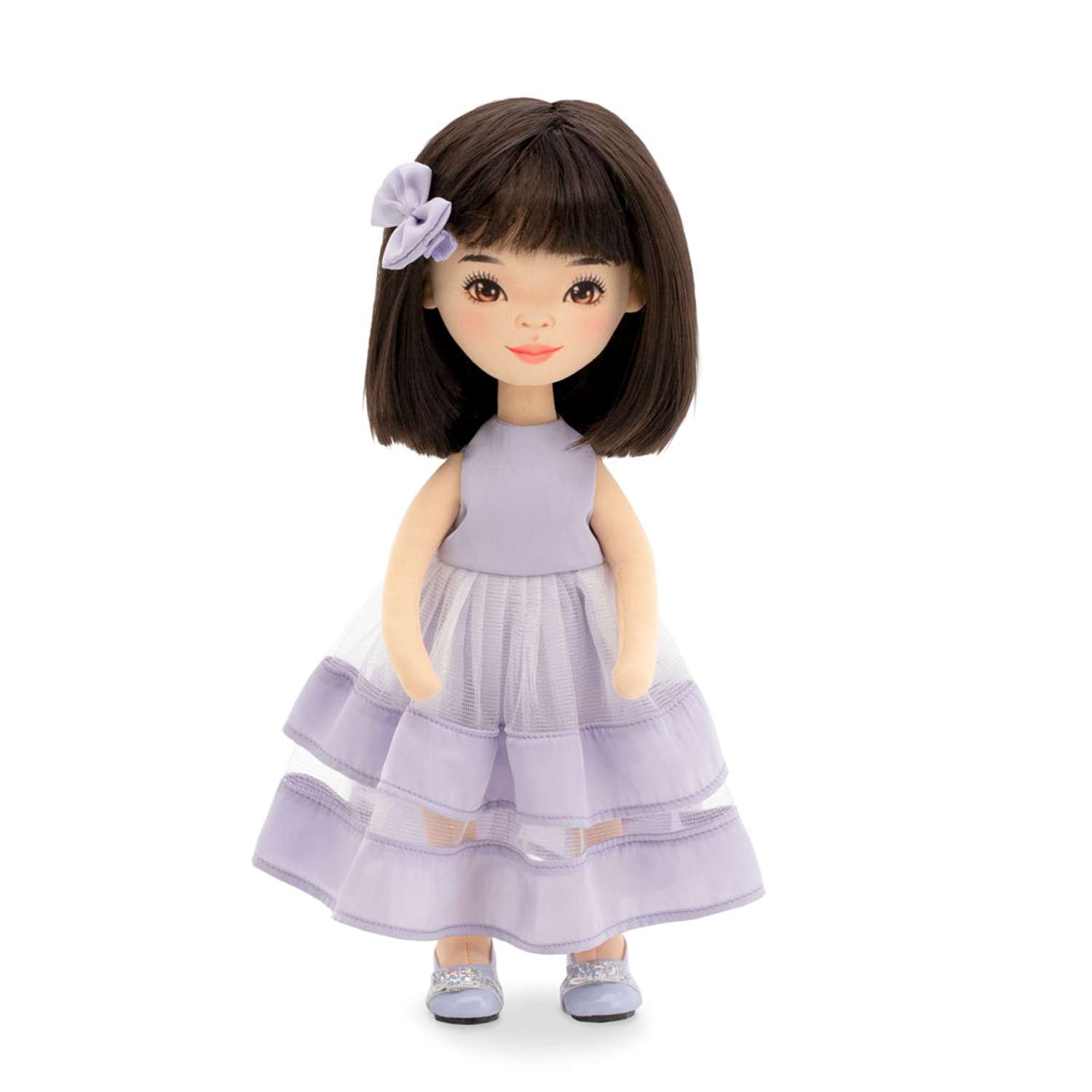 Кукла Orange Toys Sweet Sisters Lilu в фиолетовом платье 32 см Серия Вечерний шик SS04-04 - фото 3