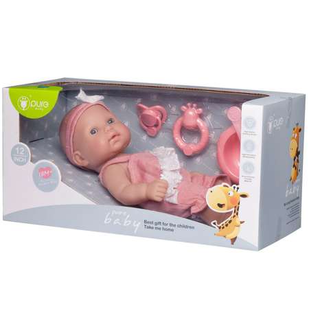 Кукла-пупс Junfa Pure Baby в розовом 30 см
