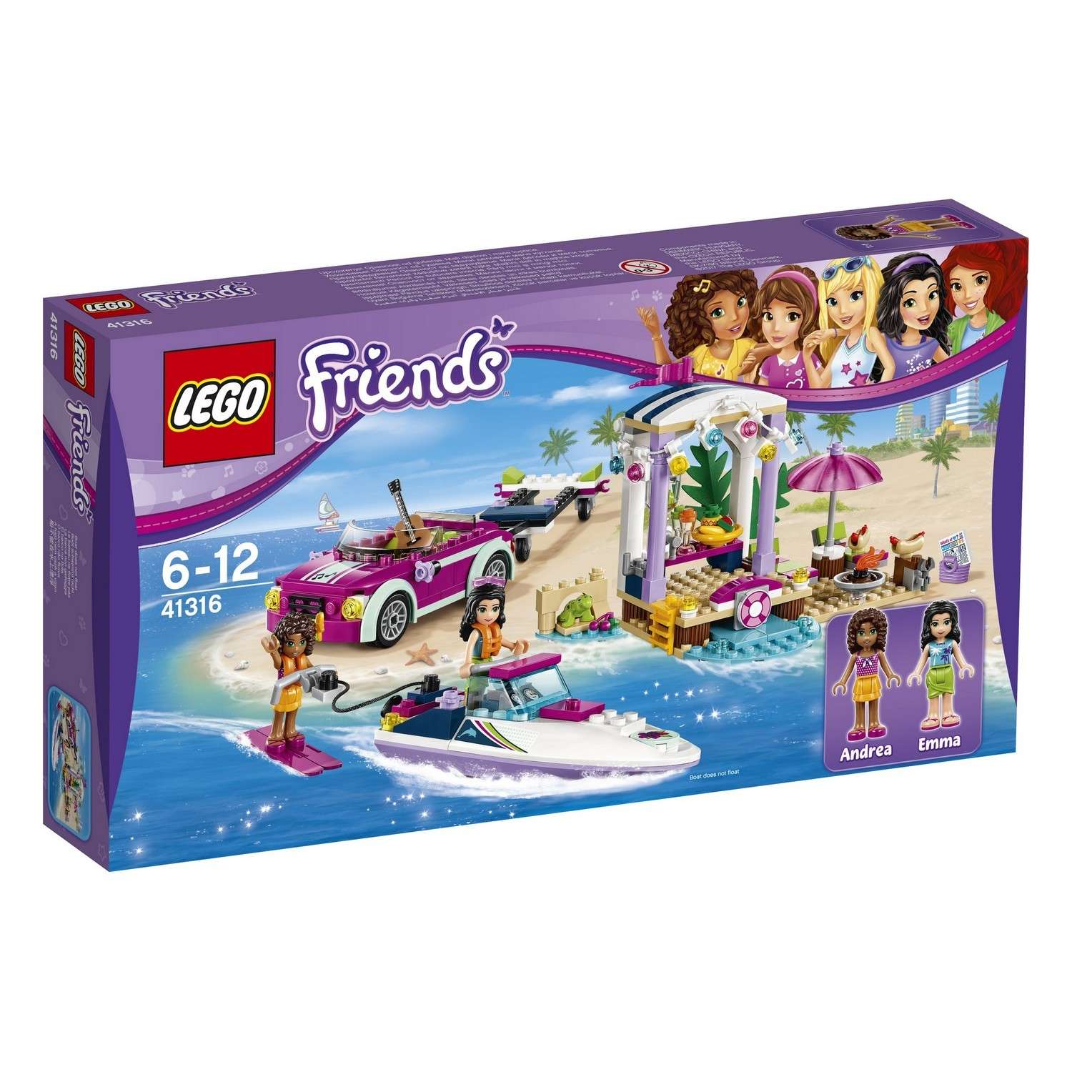 Конструктор LEGO Friends Скоростной катер Андреа (41316) - фото 2