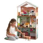 Кукольный домик  KidKraft Дотти с мебелью 17 предметов свет звук 65965_KE
