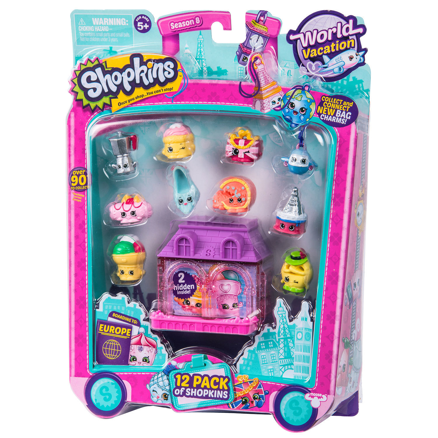 Набор фигурок Shopkins 12шт Европа в непрозрачной упаковке (Сюрприз) - фото 5