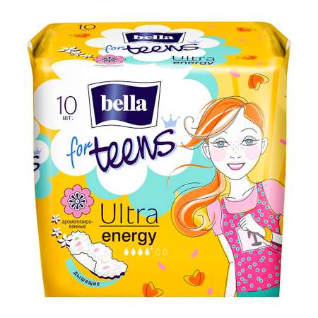 Гигиенические прокладки BELLA for Teens Energy 10 шт
