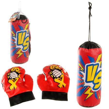 Боксерская груша Veld Co с перчатками