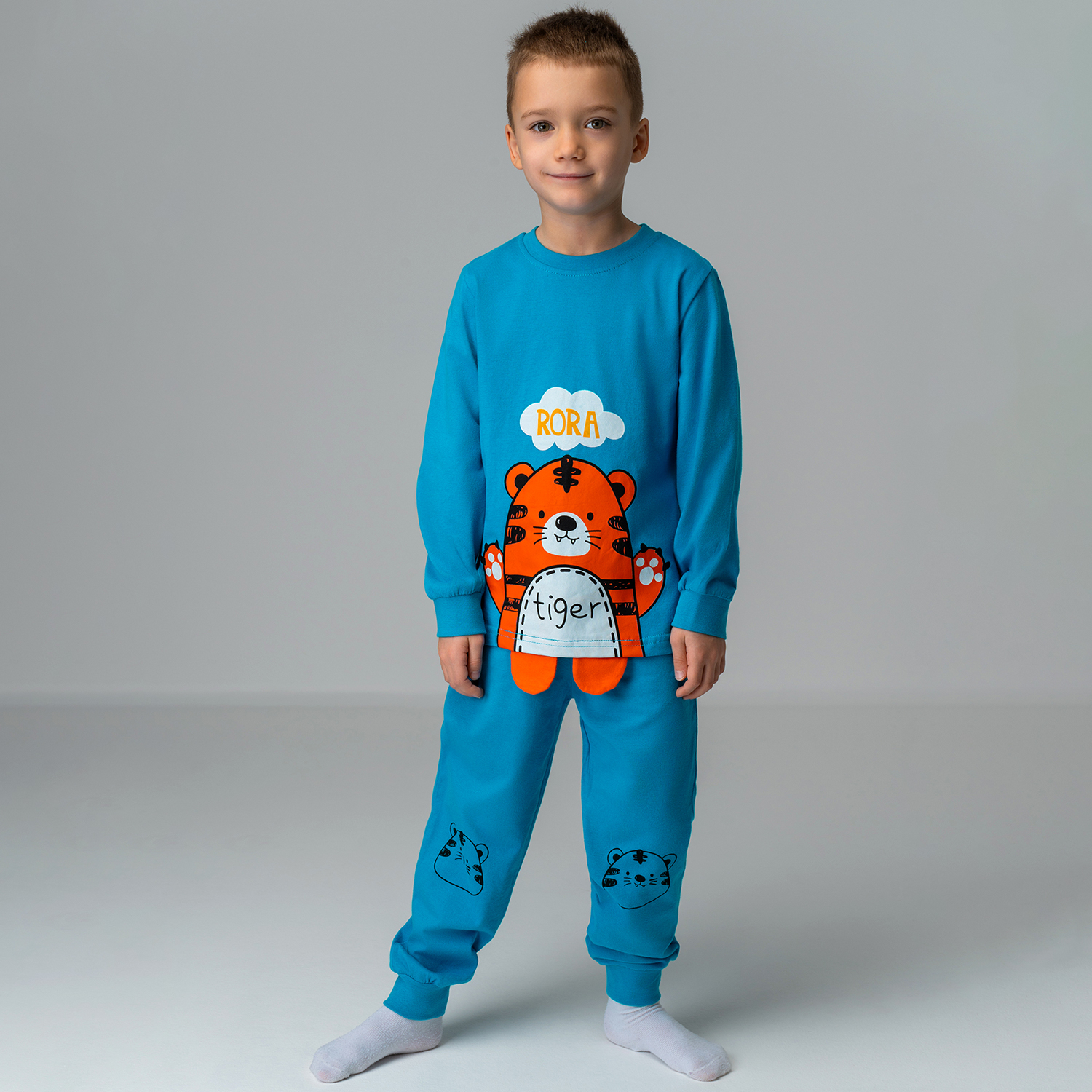 Пижама BONITO KIDS BK0977PJMбирюзовый - фото 1