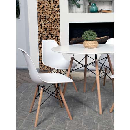 Стул для кухни Stool Group DSW Style белый разборный фрейм комплект 4 шт