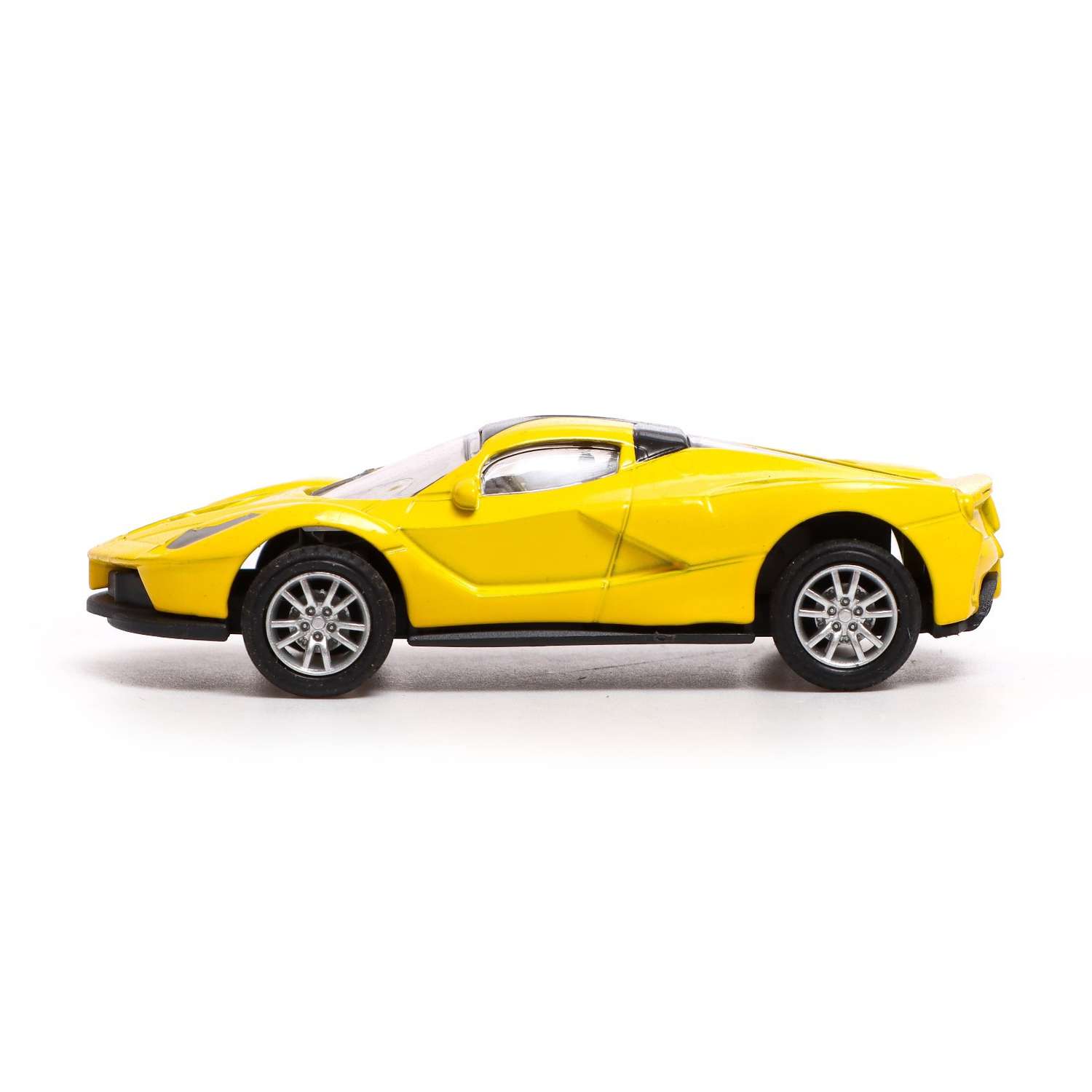 Машина Автоград металлическая «Спорт» инерционная масштаб 1:43 цвет жёлтый 7648501 - фото 2