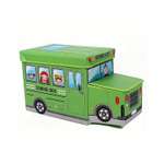 Короб для игрушек Uniglodis Автобус зеленый