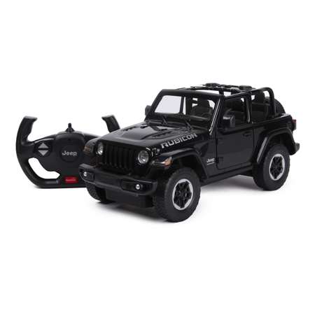 Машина Rastar РУ 1:14 Jeep Wrangler JL Черная 79400