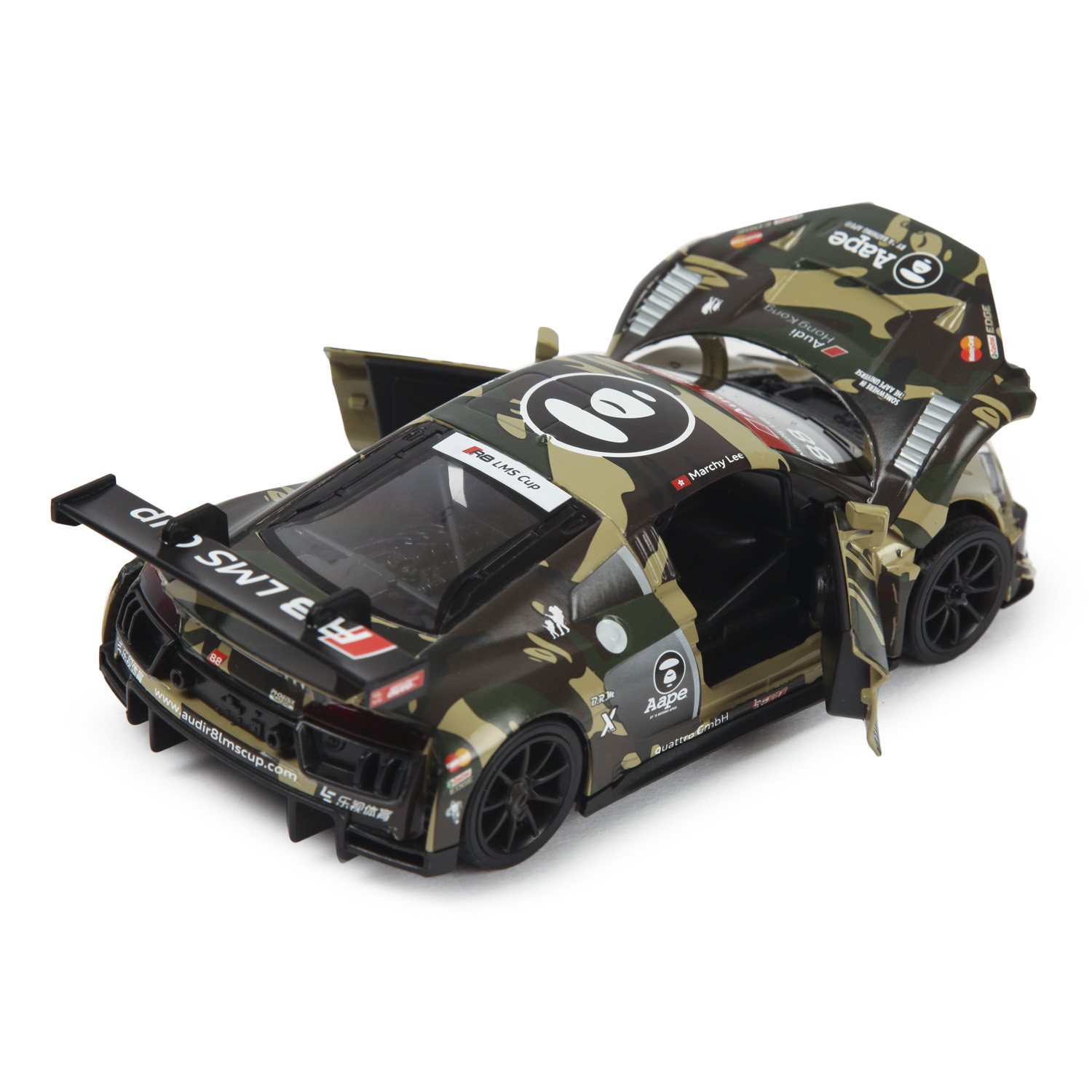 Машинка Mobicaro 1:32 Audi R8 LMS 2015 Камуфляж DTM 664992(H) купить по  цене 1399 ₽ в интернет-магазине Детский мир