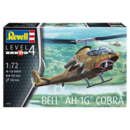 Сборная модель Revell Американский ударный вертолет Bell AH-1G Кобра