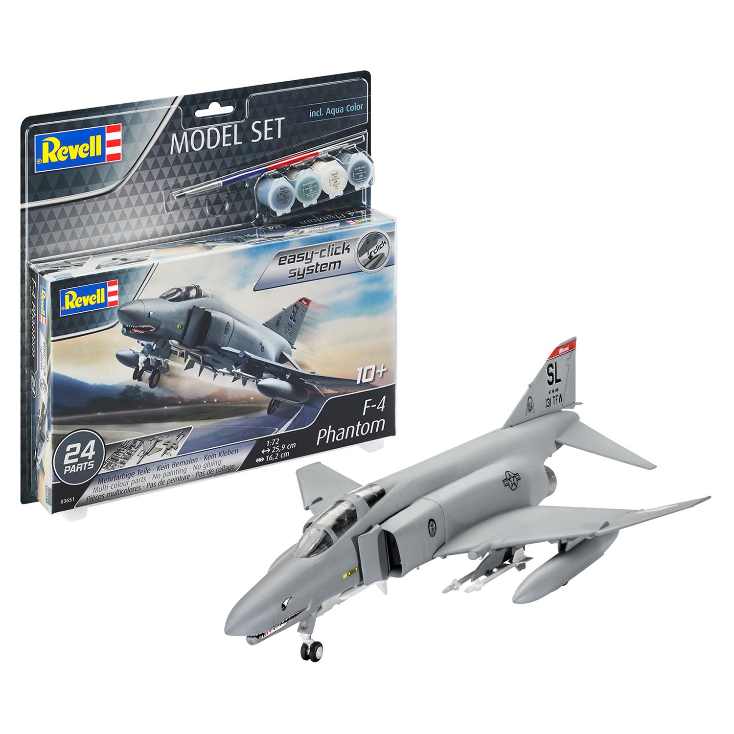 Модель для сборки Revell Истребитель-перехватчик F-4E Phantom 63651 - фото 1