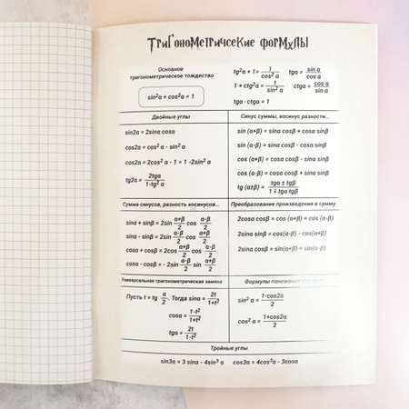 Тетрадь предметная по алгебре Пешта Гарри Поттер - Защита от темных искусств 48 листов А5 в клетку