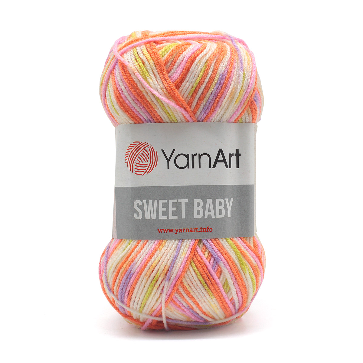 Пряжа для вязания YarnArt Sweet Baby 100 гр 300 м акрил тонкая детская 5 мотков цвет 907 - фото 2