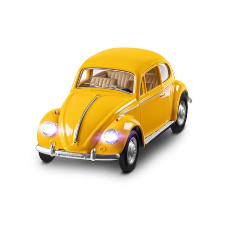 Автомобиль АВТОпанорама Volkswagen Classical Beetle 1967 1:28 желтый