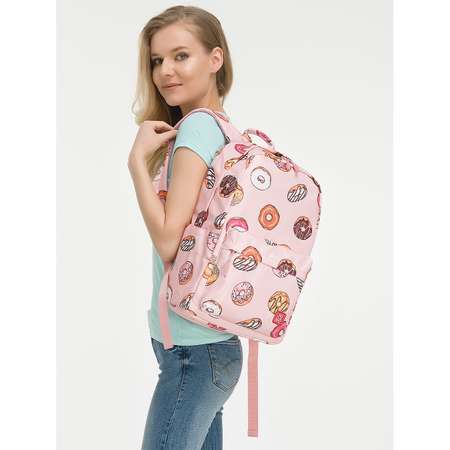 Рюкзак школьный Like Me Teens Пончики розовые