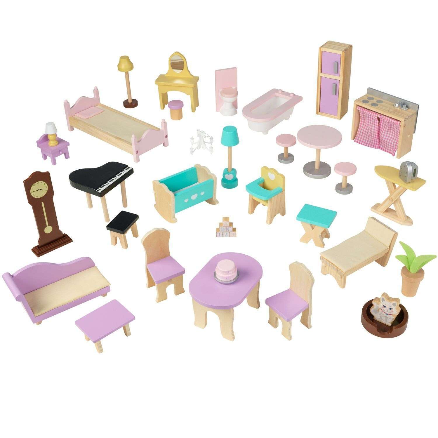 Кукольный домик  KidKraft Роскошь с мебелью 34 предмета 65954_KE 65954_KE - фото 3