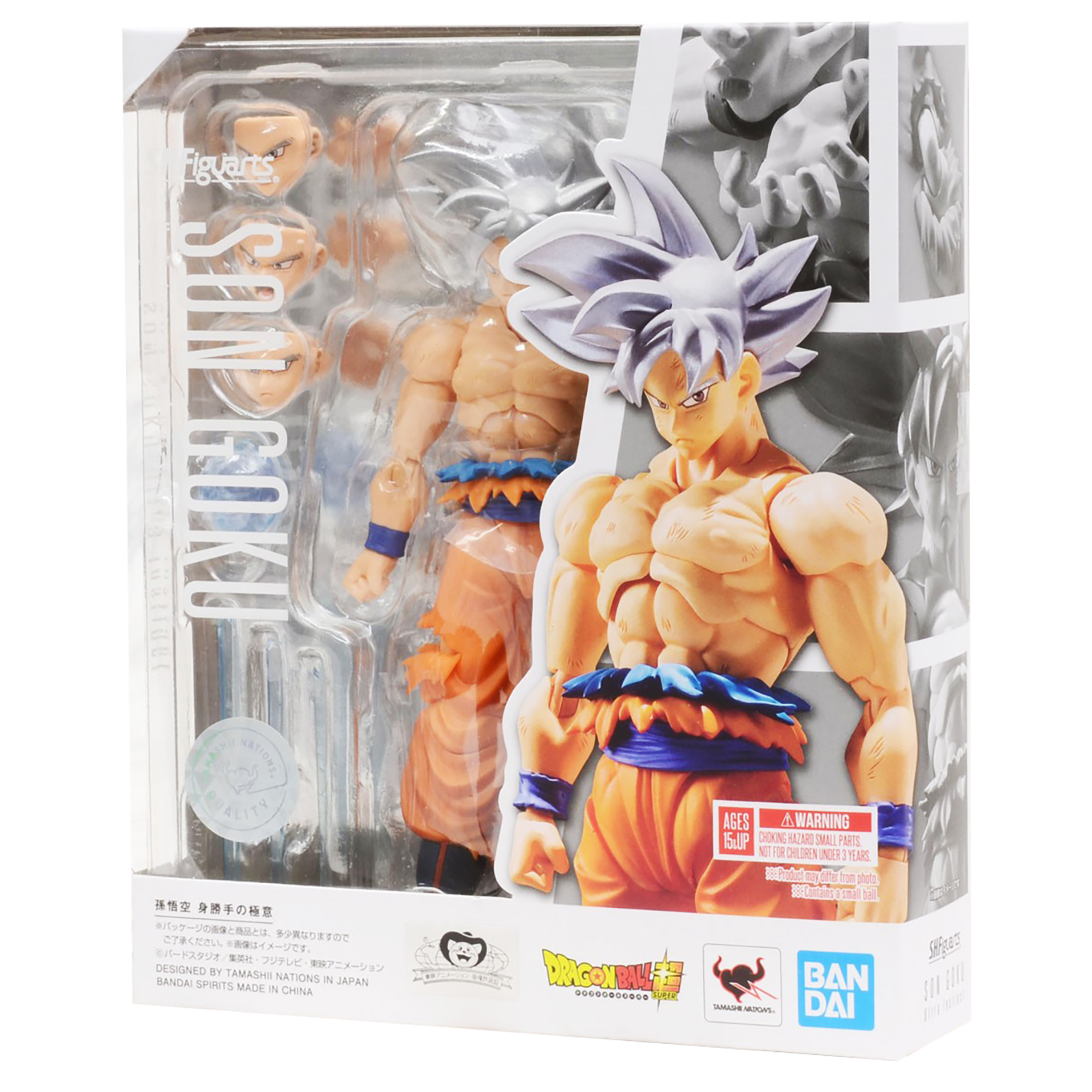 Фигурка BANDAI S.H.Figuarts Dragon Ball Super Son Gokou Ultra Instinct  55541-0 купить по цене 6690 ₽ в интернет-магазине Детский мир