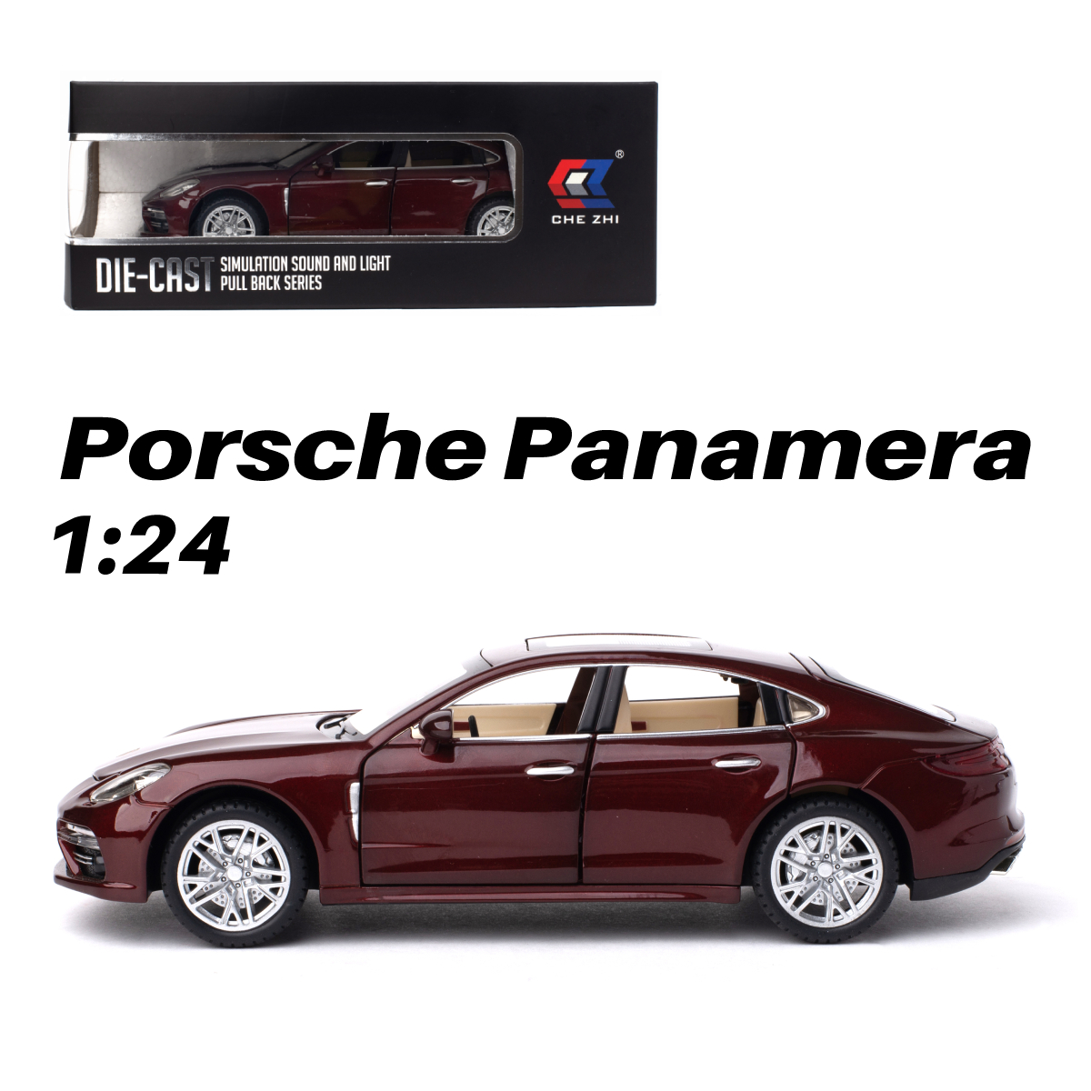 Внедорожник Che Zhi Porsche 1:24 CZ127brd - фото 1