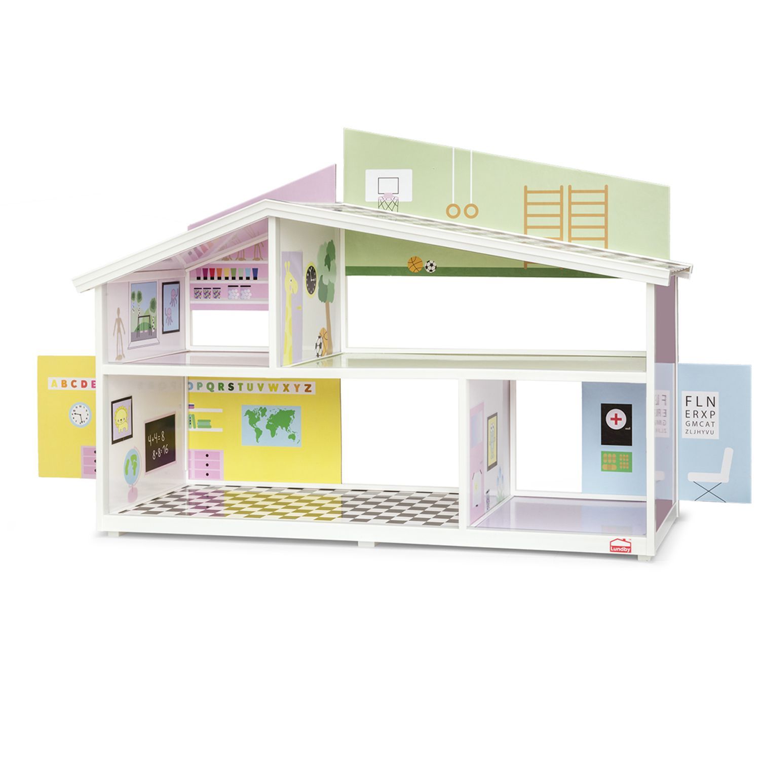 Аксессуары для домика Lundby Обои школа 8предметов LB_60501500 LB_60501500 - фото 2