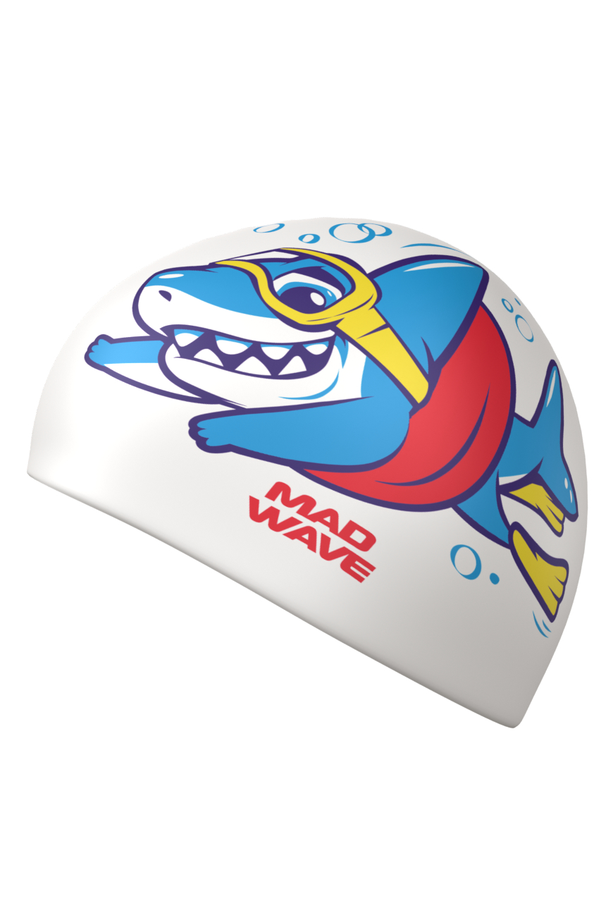 Шапочка для бассейна Mad Wave Baby shark M0574 32 0 00W - фото 1